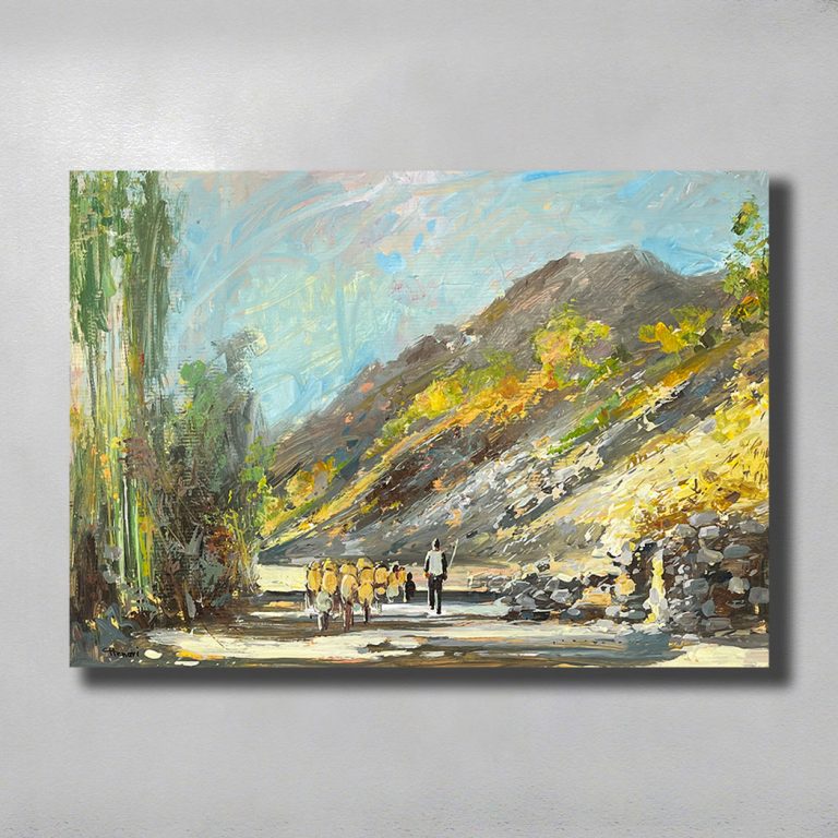 تابلو نقاشی در مسیر