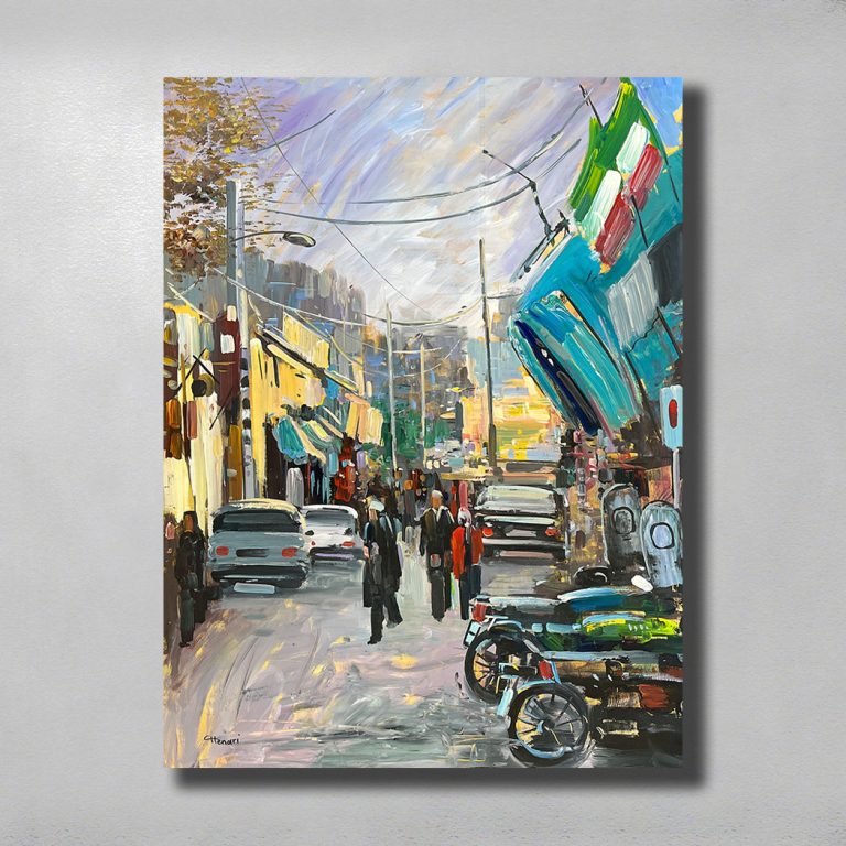 تابلو نقاشی نبض خیابان
